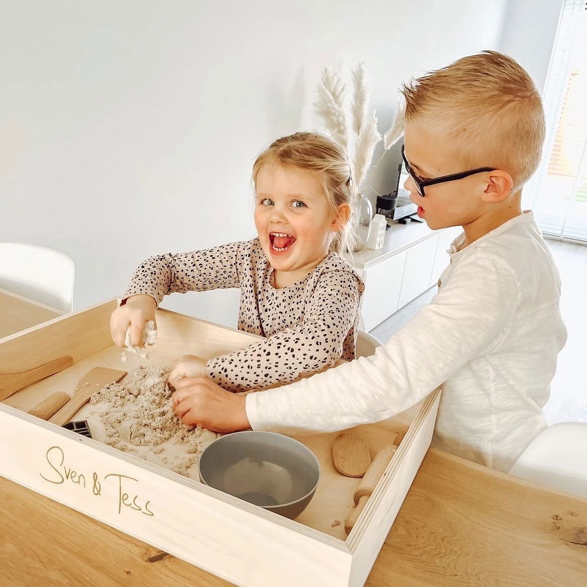 Houten zand speelbak - yourlittlefamily-nl - 