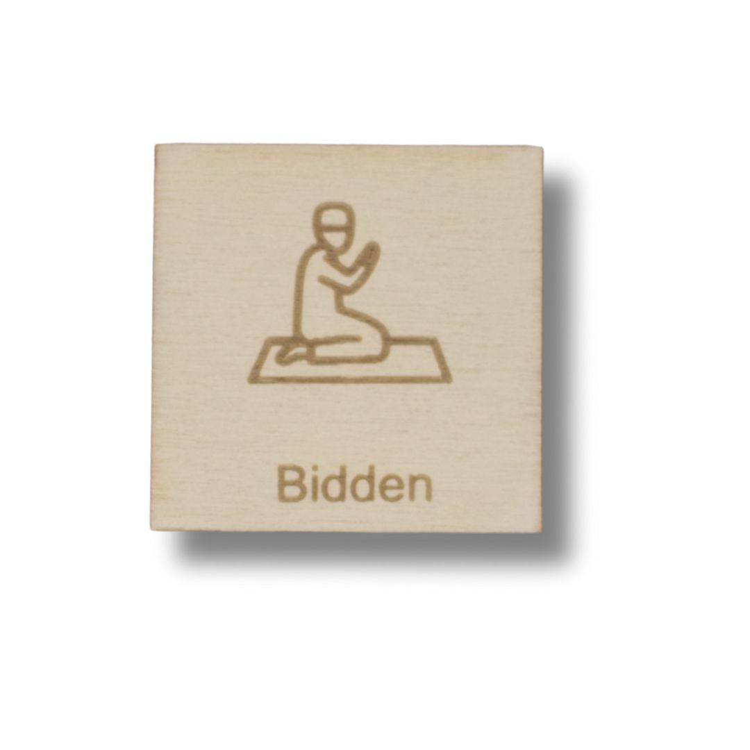 Pictogram Bidden (knielen)