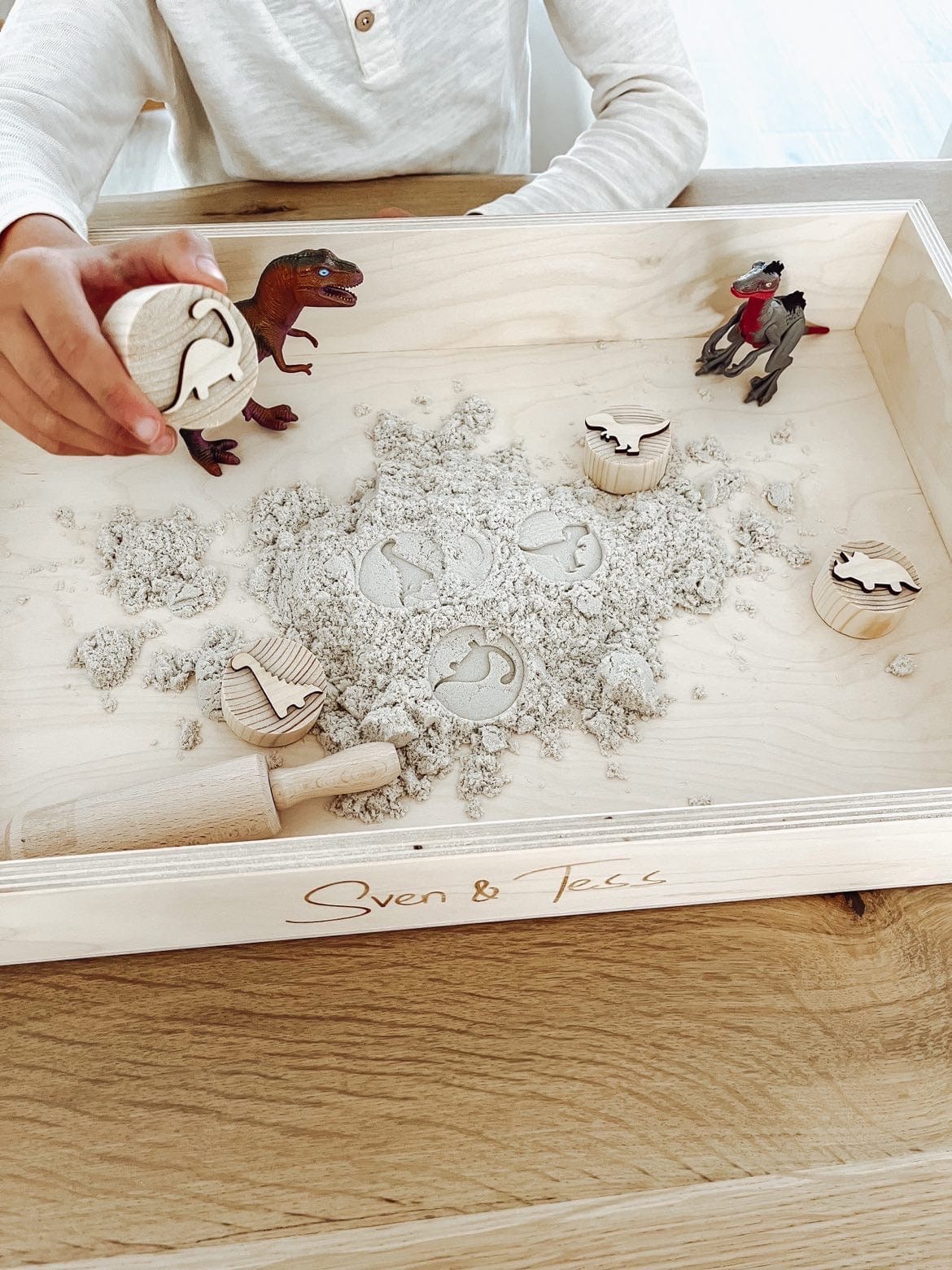 Houten dino stempels - yourlittlefamily-nl - 