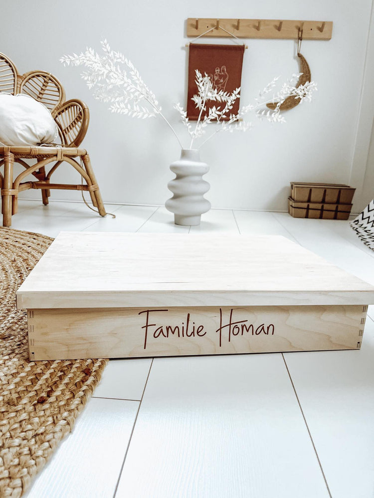 Houten speelbak met deksel - yourlittlefamily-nl - 