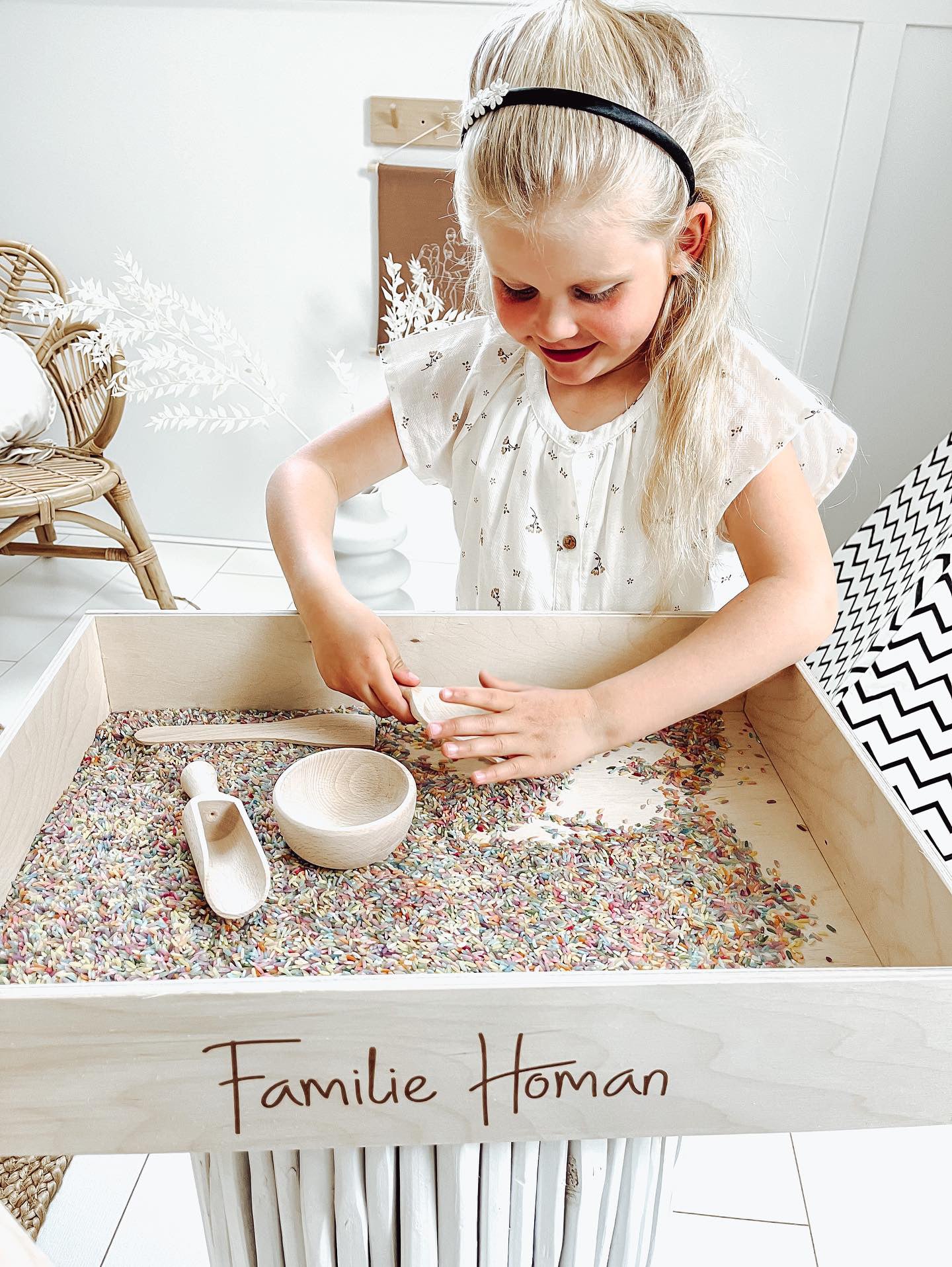 Houten speelbak met deksel - yourlittlefamily-nl - 