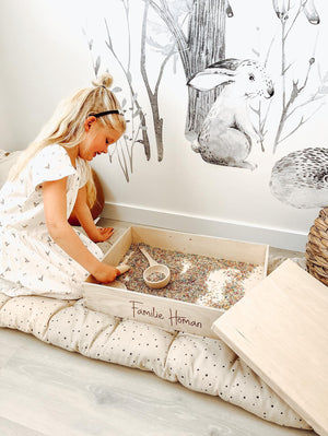 Houten speelbak met deksel - yourlittlefamily-nl - 