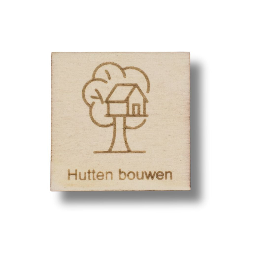 Pictogram Hutten bouwen