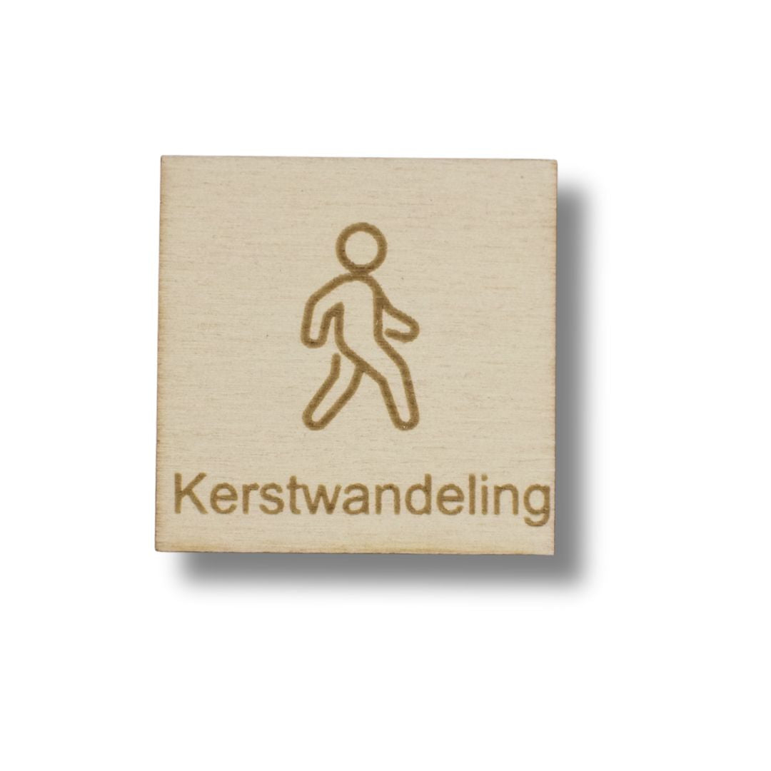 Pictogram kerstwandeling