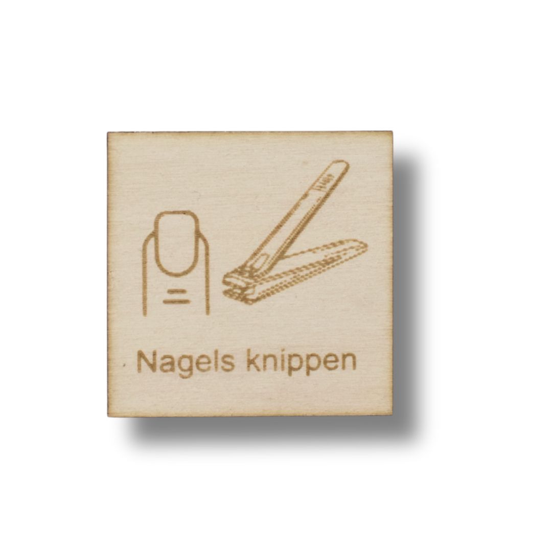 Pictogram Nagels knippen