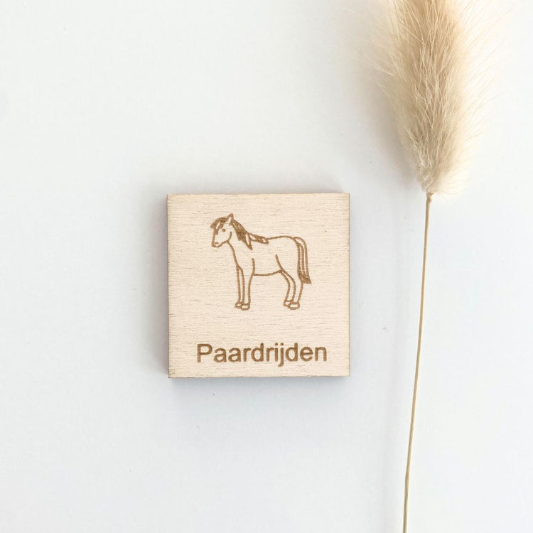 Pictogram paardrijden - yourlittlefamily-nl - 