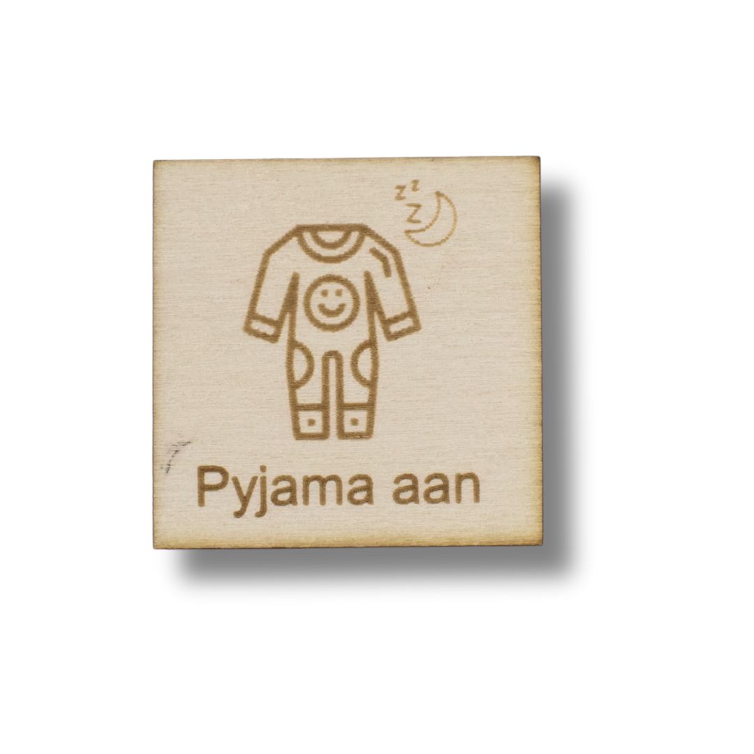 Pictogram Pyjama aan