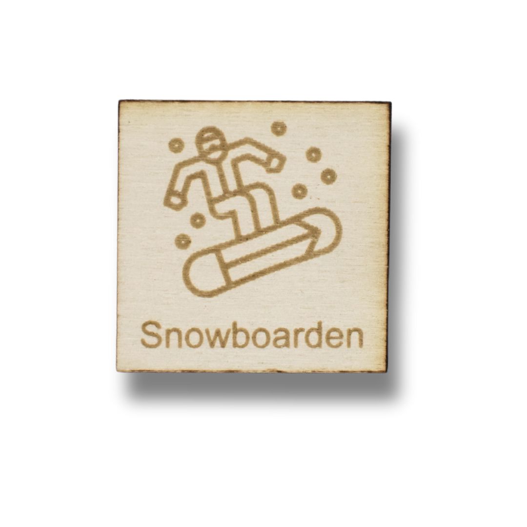 Pictogram Snowboarden