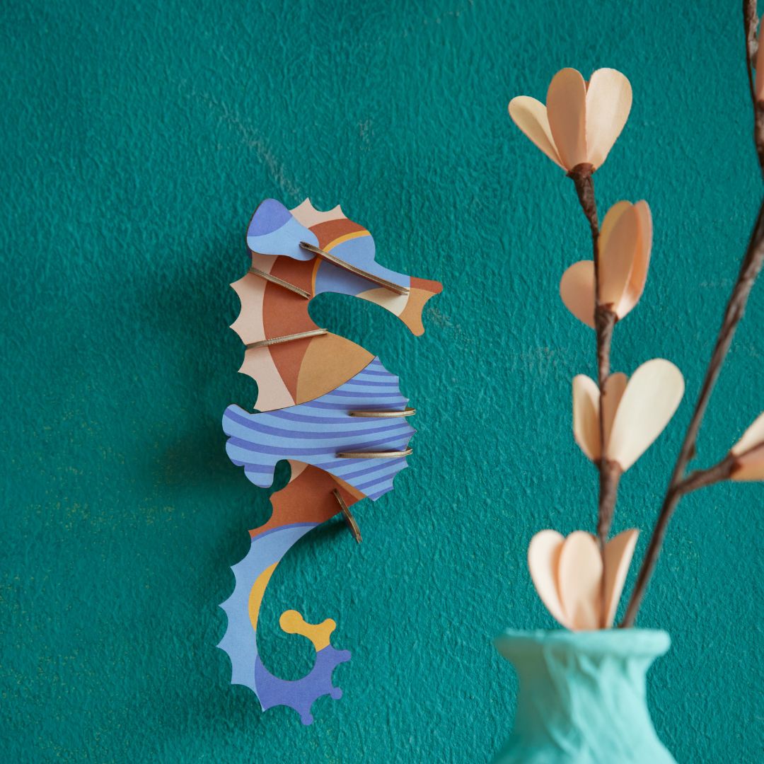 Studio ROOF Blue Ringlet Seahorse