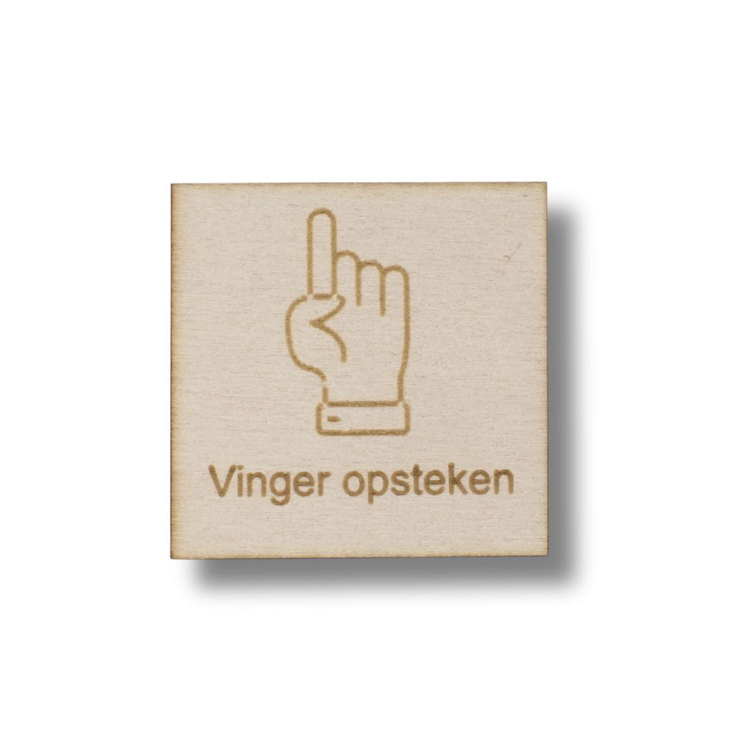 Pictogram Vinger opsteken